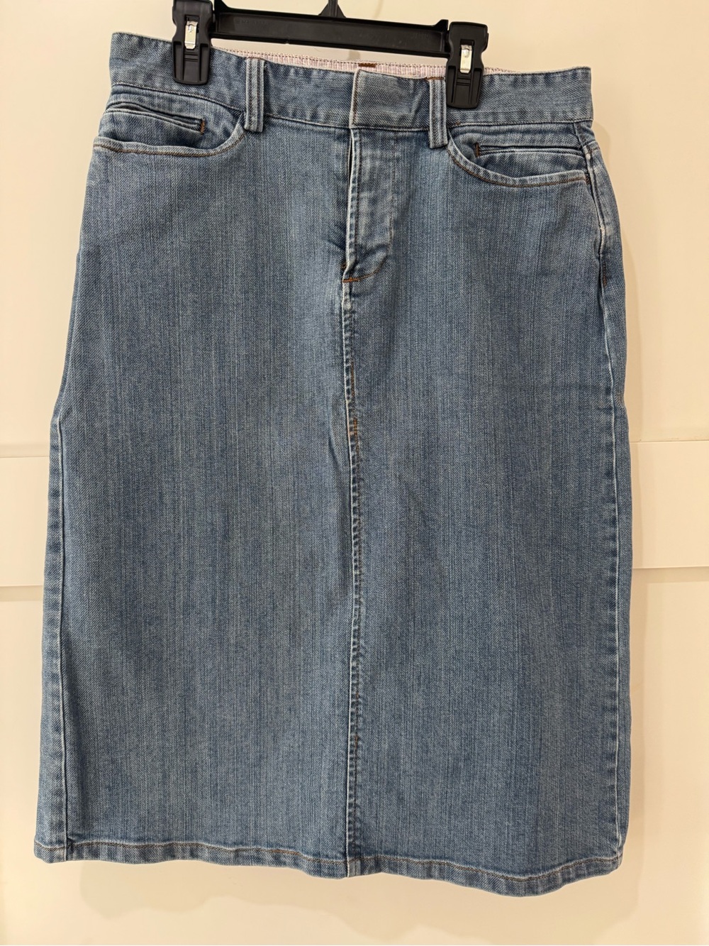 Vintage Y2K GAP Denim Classic Women's Denim Skirt in Light Blue